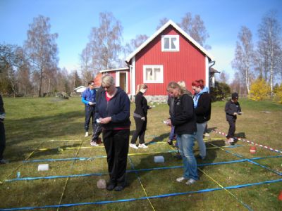 Det g&auml;llde att vara koncentrerad p&aring; labyrinten.